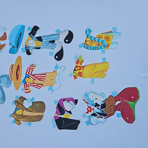 Vintage Walt Disney Whitman 1972 Mickey & Minnie Mouse Paper Dolls - Picture 8 of 12